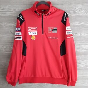 Ducati Corse Lenovo Racing Red Quarter Zip Pullover Mens 2XL Alpinestars